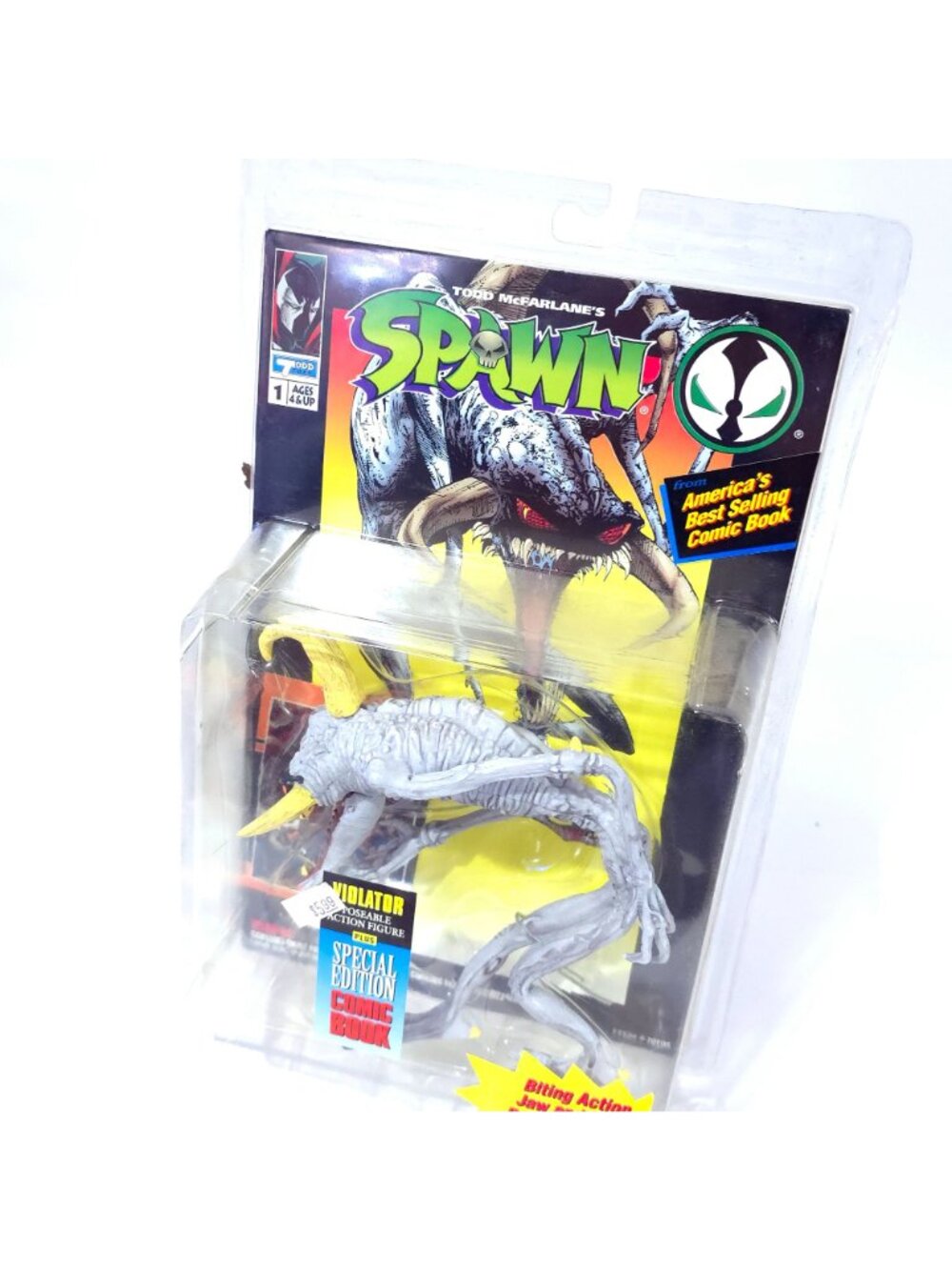 Todd McFarlanes Spawn Violator Poseable Action Figure W/ Special Edition Comic B - Picture 2 of 11